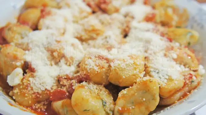 Gnocchi with Butter and Sweet Basil