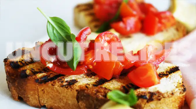 Bruschetta with Cherry Tomatoes and Oregano