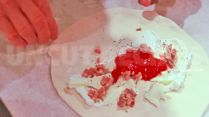Calzone Recipe ( Traditional Neapolitan Fried Pizza ) - 02 Calzone Recipe ( Traditional Neapolitan Fried Pizza ) - 02