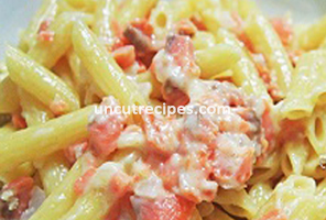 Italian Cheesy Smoked Salmon Pasta Recipe