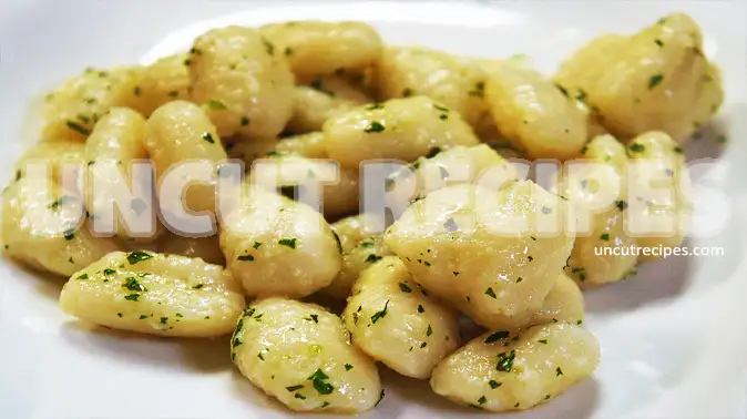 Gnocchi with Butter and Sweet Basil