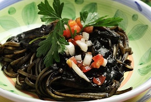 Italian Linguine al Nero di Seppia ( Cuttlefish Black Ink ) Recipe