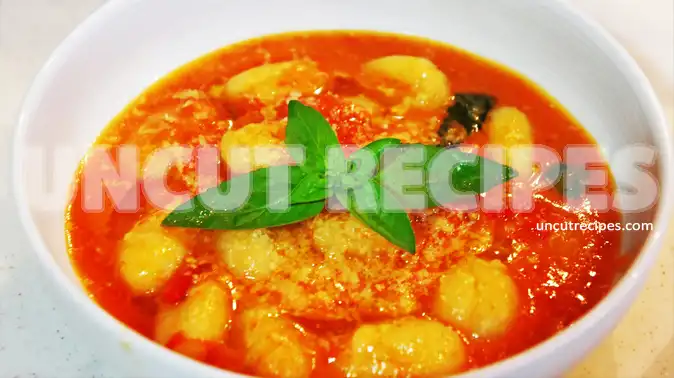 Ovenless Gnocchi alla Sorrentina with Fresh Tomato Sauce