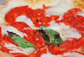 Italian Pizza Margherita with Cherry Tomatoes Recipe