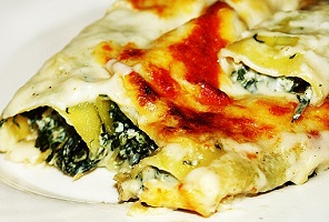 Italian Spinach and Ricotta Cannelloni Recipe