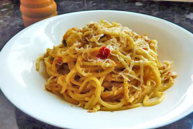 Tuna Carbonara