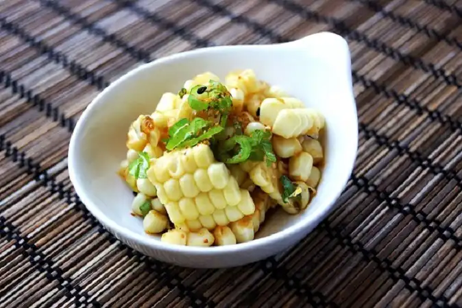 Japanese Corn Salad with Ponzu Sauce Recipe ( コーンサラダとポン酢ソース )