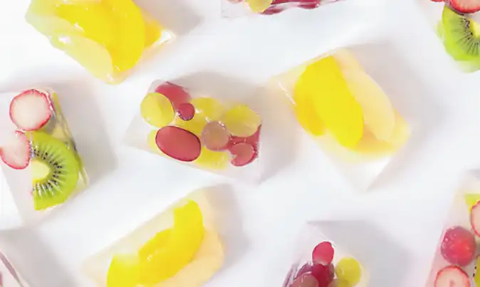 Japanese Fruit Jelly Recipe ( フルーツ寒天 )