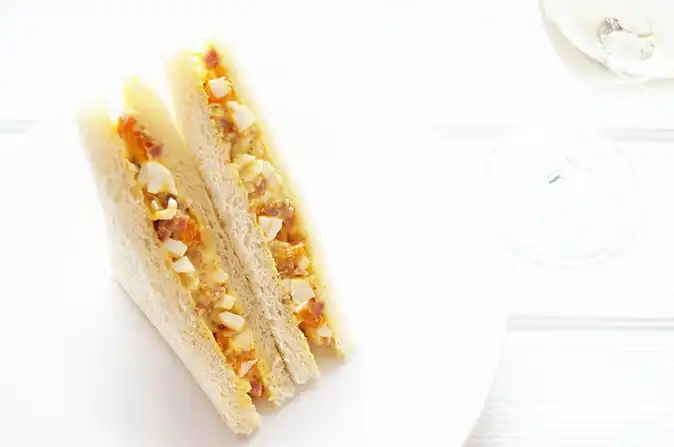 Japanese Japanese Bacon Egg Sandwich Recipe ( Bacon Tamago Sando Recipe ベーコンたまごサンド )