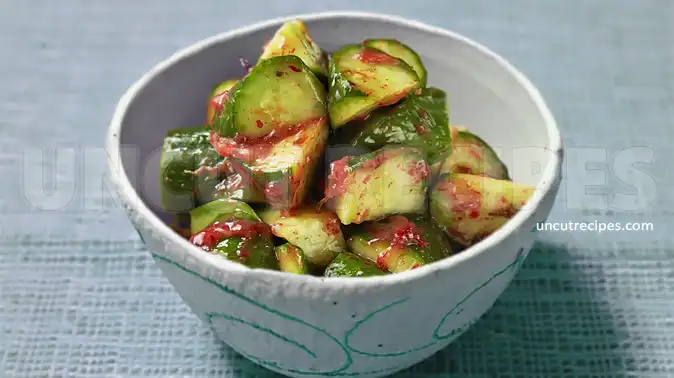 Japanese Kyuri Bainikuae Recipe ( Cucumber with Plum Sauce Recipe きゅうり 梅肉 )