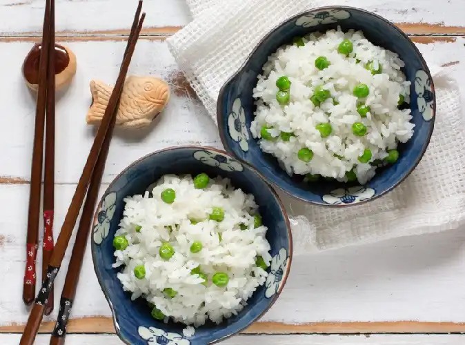 Japanese Mame Gohan - Green Pea Rice ( 豆ごはん ) Recipe