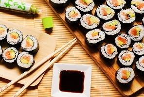Japanese Smoked Salmon And Avocado Sushi Recipe
