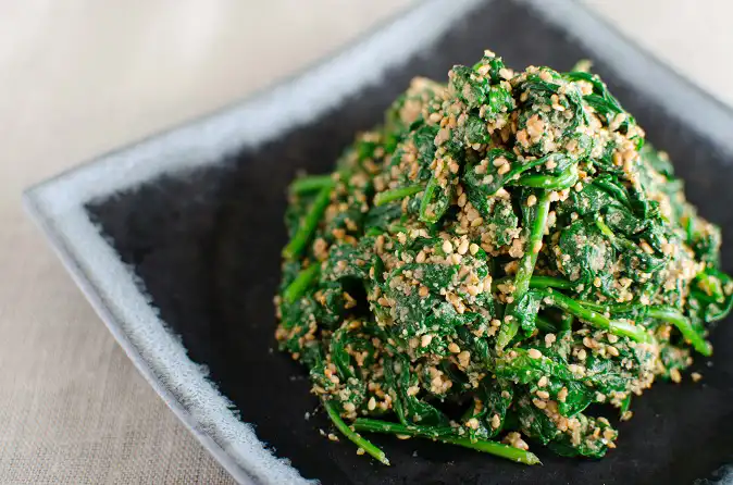 Japanese Spinach Gomae ( ほうれん草の胡麻和え ) Recipe