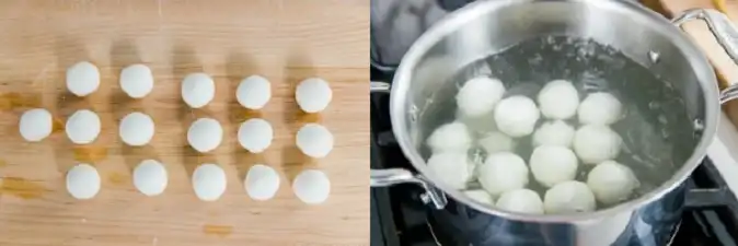 Japanese Tsukimi Dango Recipe ( 月見団子 ) - 02