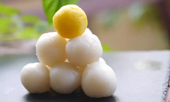 Japanese Tsukimi Dango Recipe ( 月見団子 )
