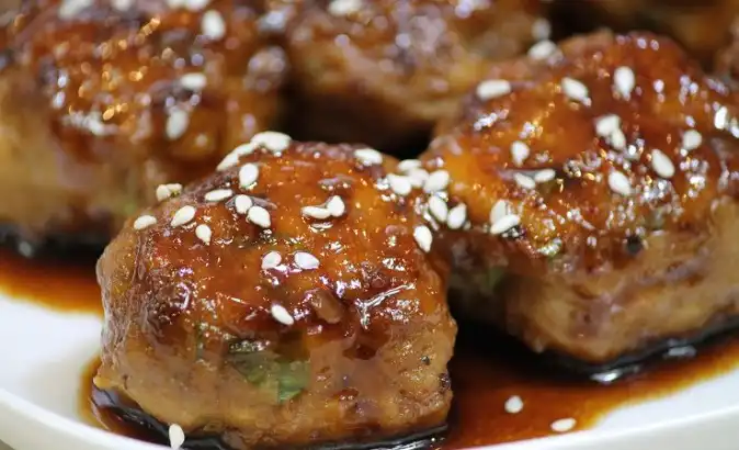 Japanese Tsukune - Japanese Chicken Teriyaki Meatballs ( つくね ) Recipe