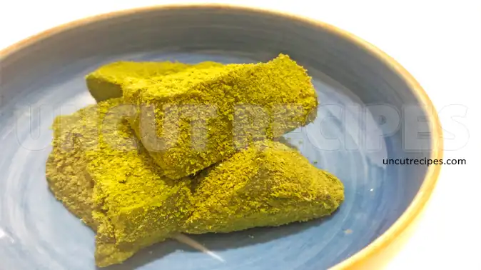 Japanese Warabi Mochi Matcha Recipe ( わらび餅 抹茶 )
