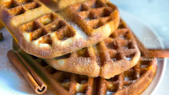 Cinnamon Belgian Waffles Recipe - 02 Cinnamon Belgian Waffles Recipe - 02
