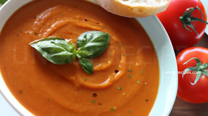 Rich and Creamy Tomato Basil Soup Recipe