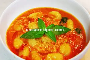 Ovenless Gnocchi alla Sorrentina with Fresh Tomato Sauce Recipe