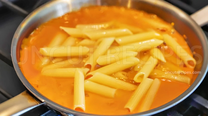 Pasta with Carrot Sauce Recipe - 04