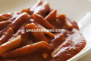 Pasta with Red Bean Puree Recipe