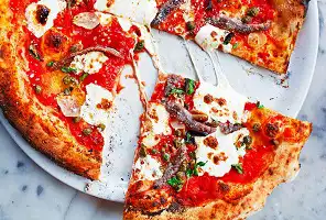 Pizza alla Napoletana with Mozzarella Cheese Recipe