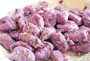 Purple Gnocchi with Butter and Sage Recipe