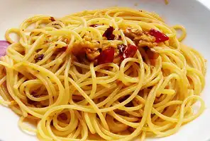 Spaghetti Garlic Oil and Chili Pepper Recipe