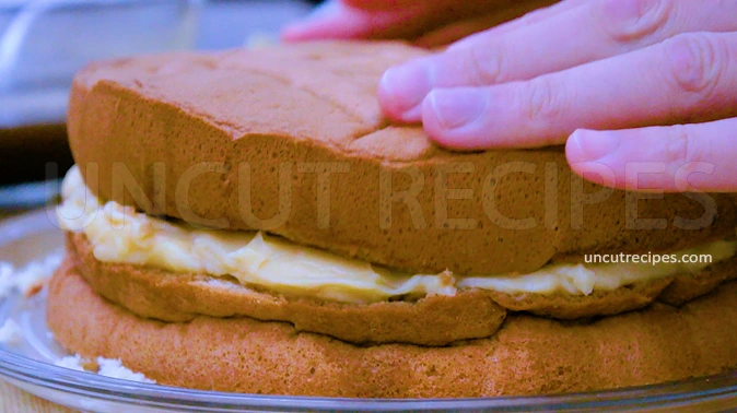 Sponge Cake with Custard Cream and Coffee Recipe (AKA Gilda's Cake) - 21 Sponge Cake with Custard Cream and Coffee Recipe (AKA Gilda's Cake) - 21