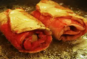 Veal Rolls with Ham and Cheese Recipe