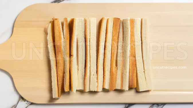 Baked Shokupan Crust Rusks Recipe ( パンの耳ラスク ) - 02