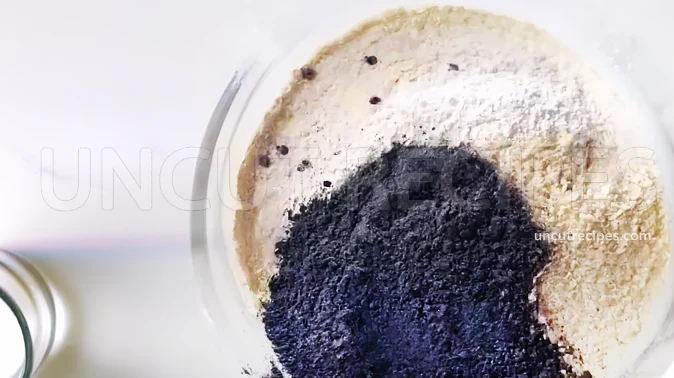 Black Sesame Cookies Recipe ( 黒胡麻クッキー ) - 04