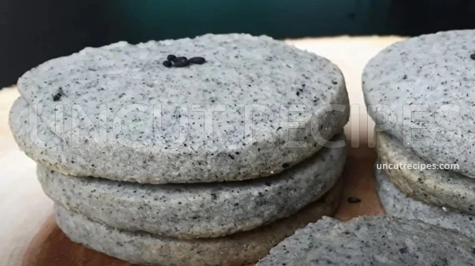 Black Sesame Cookies Recipe ( 黒胡麻クッキー )
