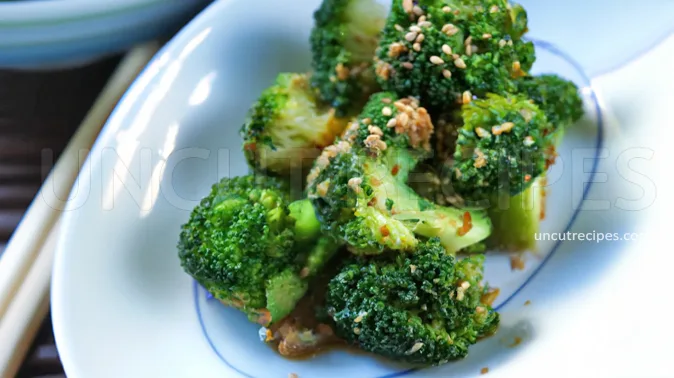 Broccoli with Sesame Sauce Recipe - 06