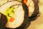 Carrot Pepper And Cucumber Sushi Recipe