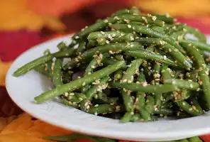 Green Beans with Sesame Sauce Recipe (いんげんのごま)