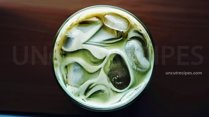 Iced Matcha Latte Recipe (アイス抹茶ラテ) - 05
