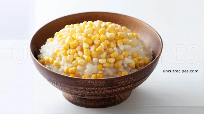 Japanese Corn Rice Recipe ( バター醤油とうもろこしご飯 ) - 08