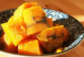 Kabocha no Nimono Recipe (Simmered Pumpkin - かぼちゃの煮物)