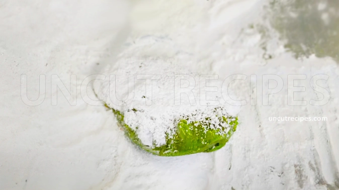 Matcha Mochi with White Bean Filling Recipe (抹茶大福) - 07 Matcha Mochi with White Bean Filling Recipe (抹茶大福) - 07