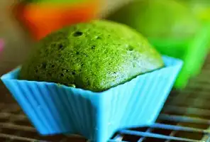 Matcha Mushipan Recipe (抹茶蒸しパン 作り方)