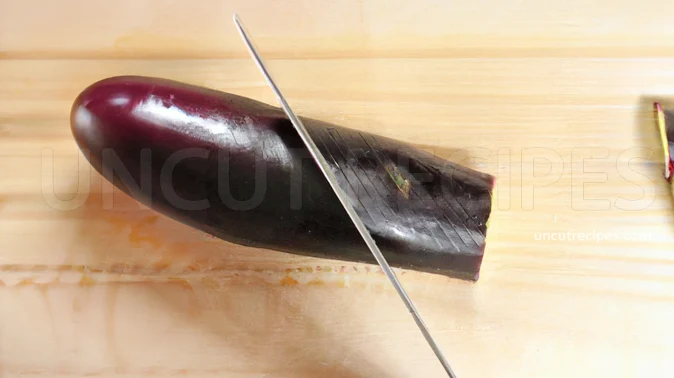 Nasu Nibitashi Recipe - Braised Eggplants Recipe ( 茄子煮浸し ) - 05