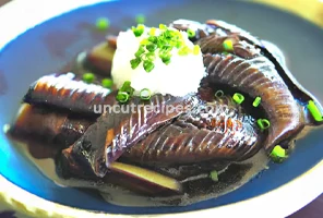 Nasu Nibitashi (Braised Eggplants 茄子煮浸し)