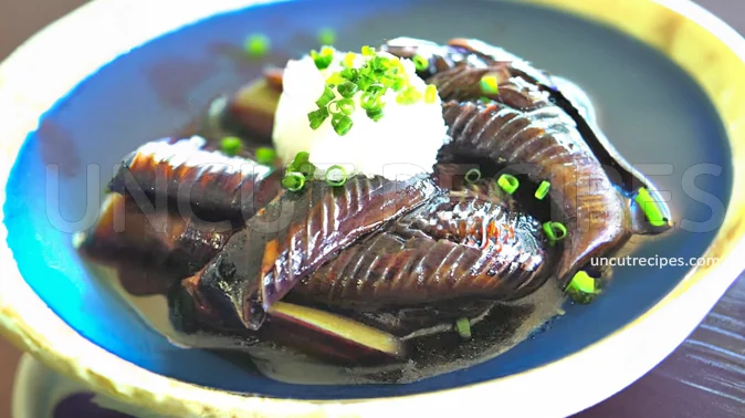 Nasu Nibitashi Recipe - Braised Eggplants Recipe ( 茄子煮浸し )