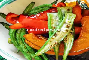 Vegetable Agebitashi Recipe (揚げ浸し夏野菜の揚げびたし)