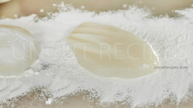 White Mochi with Matcha Filling Recipe ( 抹茶大福 ) - 10 White Mochi with Matcha Filling Recipe ( 抹茶大福 ) - 10