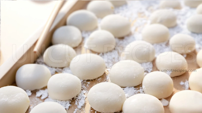 White Mochi with Matcha Filling Recipe ( 抹茶大福 ) - 14 White Mochi with Matcha Filling Recipe ( 抹茶大福 ) - 14